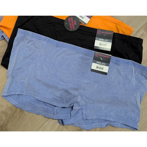 🌈5/25 NWT 2 pair Boyshort Panties XXXL (21) - Picture 1 of 8